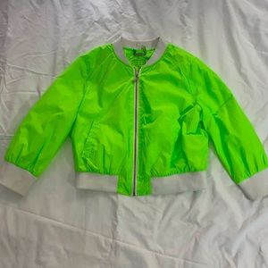 Cute green joujou activewear jacket